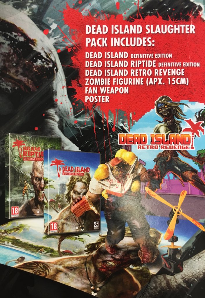 JVCom's tweet image. 🌴 CONCOURS DEAD ISLAND 🌴

On vous fait gagner l’édition "Slaughter Pack" de Dead Island Definitive Edition sur PS4 !

Pour participer :
👉 RT ce tweet
👉 Follow @JVCom

Fin le 6 septembre à 14h. Bonne chance à toutes et à tous !