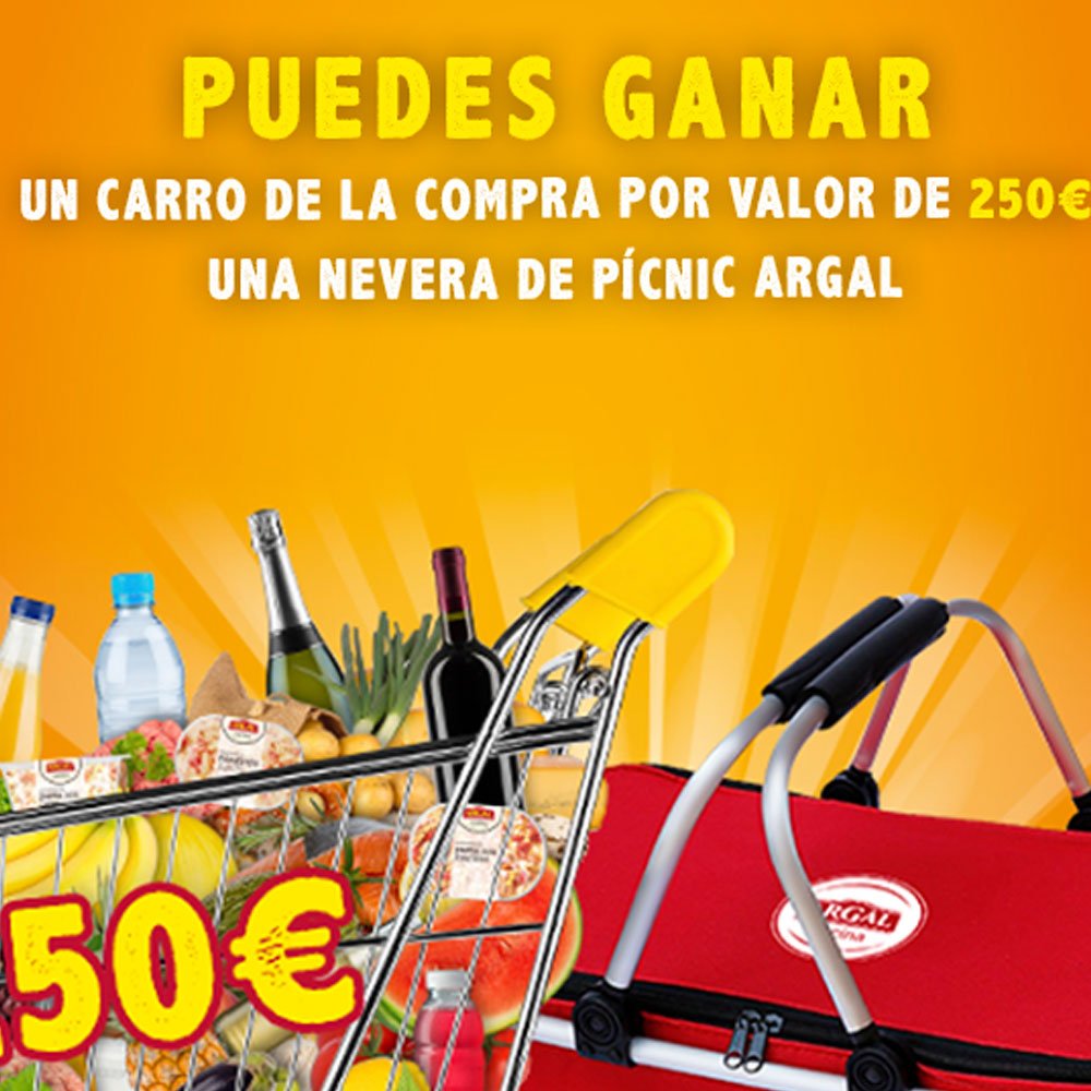 premioscom's tweet photo. Gana un carro de la compra por valor de 250€ y una nevera de pícnic ¿Lo quieres? Participa ya.  
👉 https://t.co/HDE9ouPcLx https://t.co/1LJm5pbvDO