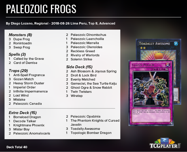 yugioh paleozoic frog deck Toys & Games Top 10 Support Cards for
