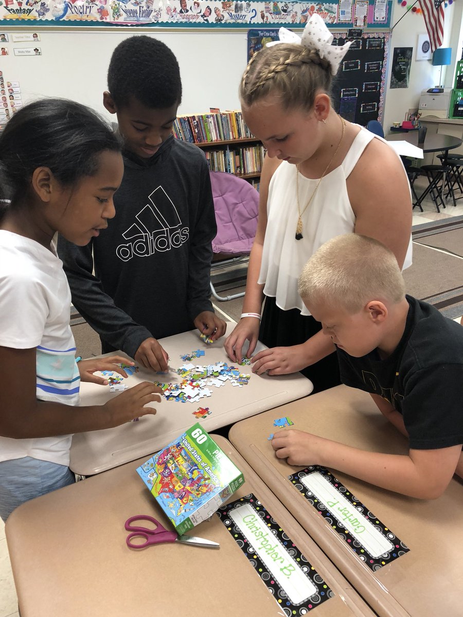 Group puzzle challenge! What a great group!