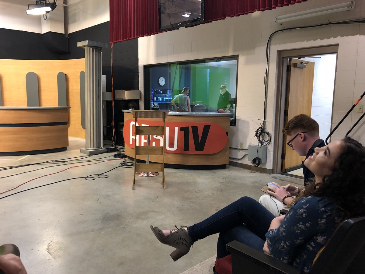 APSU_TV's tweet photo. Auditions happening now in the MMC Studio from 1:00-2:00PM! There will be another time slot tomorrow on Wednesday from 2:30-3:00pm! #peaypix #studentsatwork #apsutv https://t.co/W94FDgjBiw