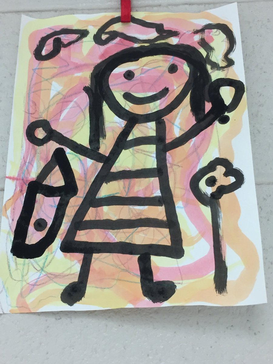JulieGuay9's tweet photo. In art we made self portraits on top of a crayon resist.  #steammcss #ALLmeansALLMCSS @MadCoSchools https://t.co/DZRu2GdnBv