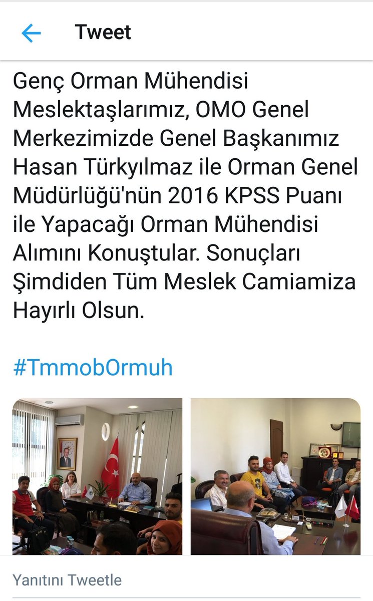Ben akıl tutulması mı yaşıyorum? Bu tweet dün atılmadı mı? Nasıl bir acı yaşadık bugün tahmin edebilir misiniz? Hayallerimiz yıkıldı. <a href="/TmmobOrmuh/">Orman Mühendisleri Odası</a> <a href="/TurkyilmazHasan/">Hasan Türkyilmaz</a>
