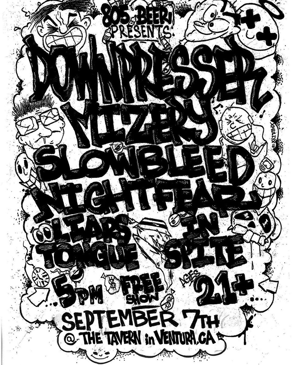 New threads for our little run. We’ll have these at all our shows. Come hang out.