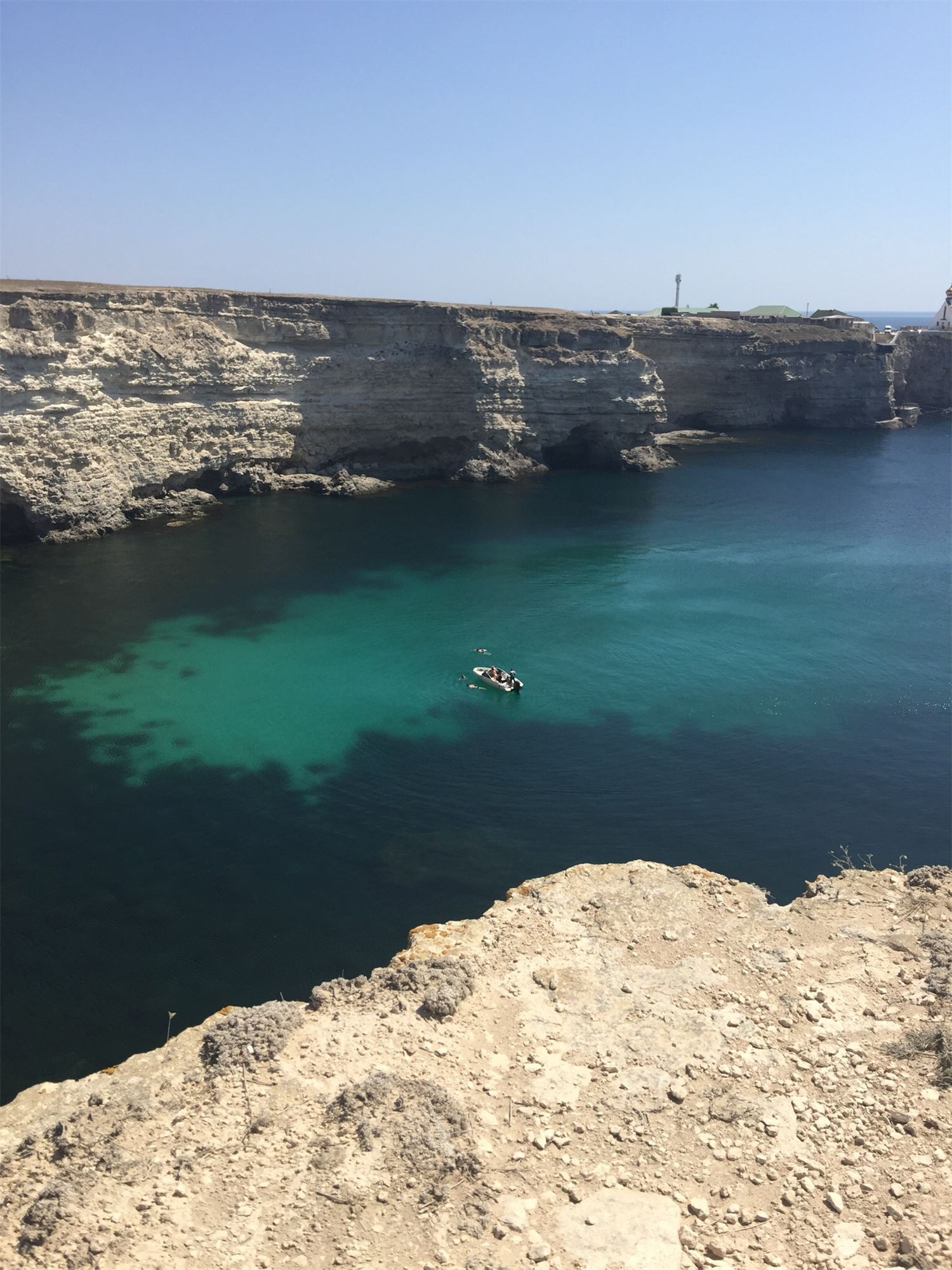 Крым мыс Тарханкут село Оленевка