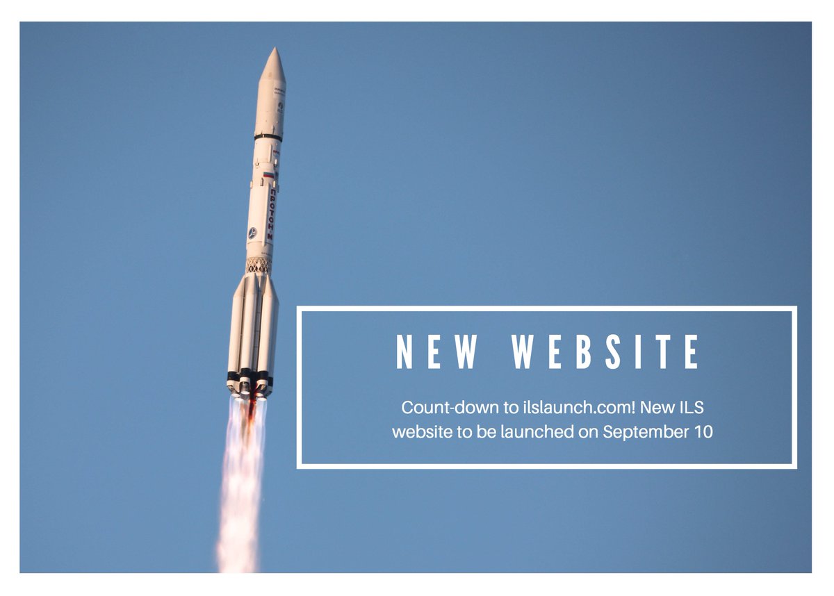 ILSLaunch's tweet photo. New ILS website launching on September 10! #ILS #website #ILSProton https://t.co/k7gHX1OvIe