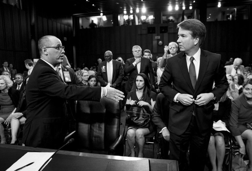 igorvolsky (@igorvolsky) on Twitter photo AUG: <a href="/NRA/">NRA</a> says it'll spend at least $1 million on TV ads urging the confirmation of Brett Kavanaugh.
SEP: Kavanaugh refuses to shake hands or acknowledge <a href="/fred_guttenberg/">Fred Guttenberg</a>, whose daughter Jaime died in Parkland. (photo via <a href="/andyharnik/">Andrew Harnik</a>) AUG: <a href="/NRA/">NRA</a> says it'll spend at least $1 million on TV ads urging the confirmation of Brett Kavanaugh.
SEP: Kavanaugh refuses to shake hands or acknowledge <a href="/fred_guttenberg/">Fred Guttenberg</a>, whose daughter Jaime died in Parkland. (photo via <a href="/andyharnik/">Andrew Harnik</a>)