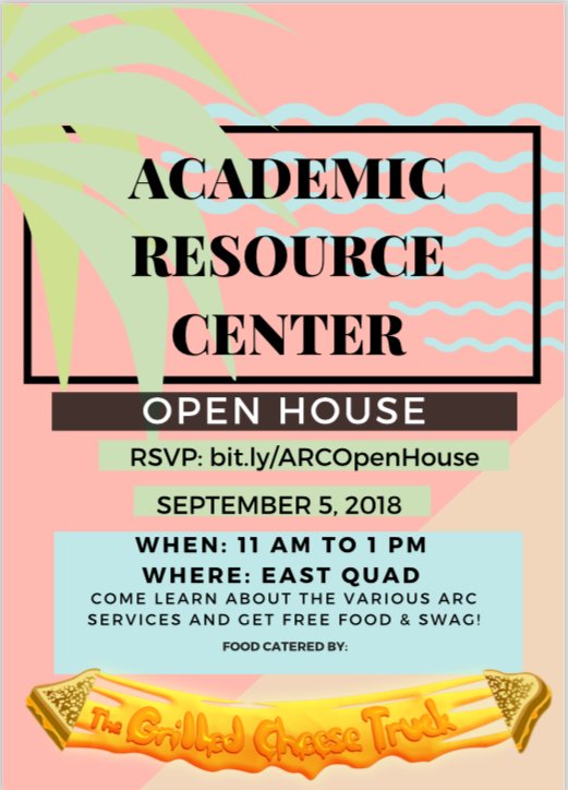 LMUARC's tweet image. Join us tomorrow (9/5) to learn about the A-R-C while enjoying some FREE FOOD! Please RSVP through the ARC portal on LEO! #lmuarc