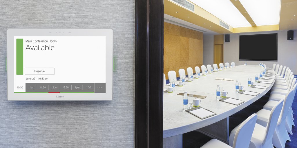 Extron Electronics on Twitter "This is how you book a room the easy