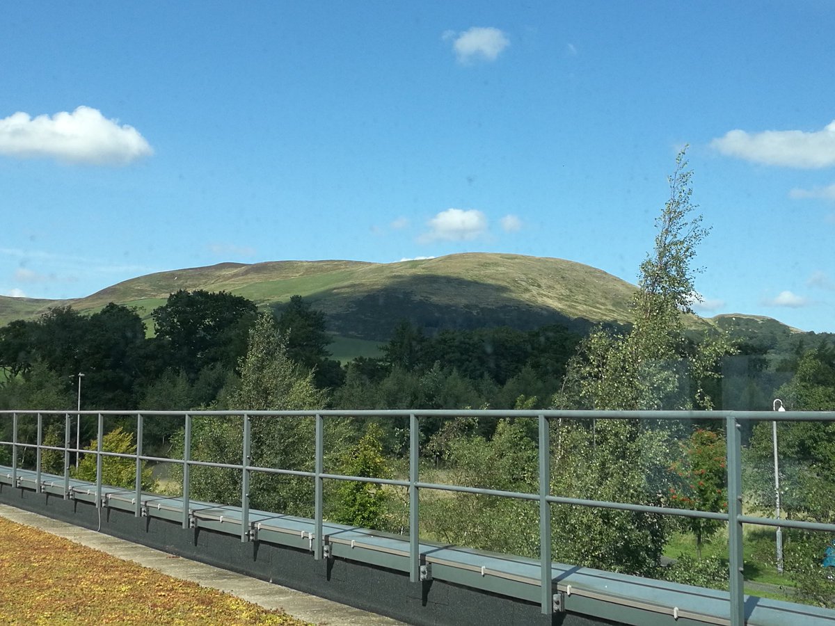 Enjoyed talking about the amazing animal-related collections we hold at the <a href="/CRC_EdUni/">Centre for Research Collections</a> to the lovely folk at <a href="/TheDickVet/">The Royal (Dick) School of Veterinary Studies</a> earlier today. And what a view!