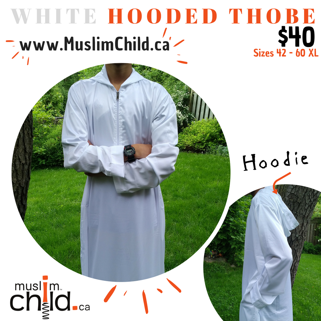 So Fresh! MashaAllah! 
thobes #muslimchild.ca #youth #men  #dealthobes #Muslimteens #MuslimYouth #Hooded Thobe #Greythobe #WhiteThobe #BlueThobe #urbanThobes #QualityThobes #jubbas #MenArabDress #IslamicClothes #MuslimWear #MuslimClothes #MuslimMen #EidClothes #CheapThobes