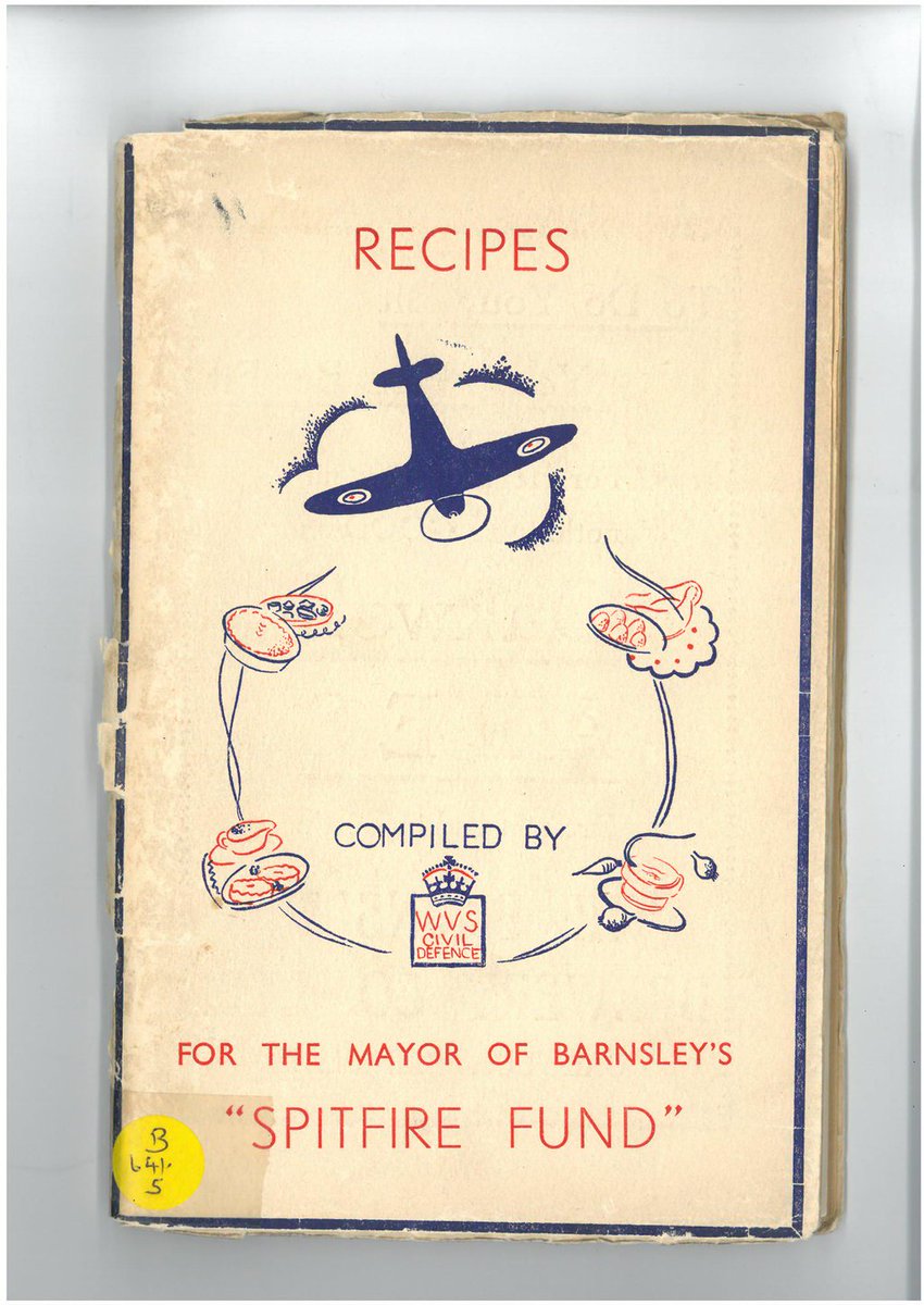 BarnsArchives's tweet photo. It's #CakeWeek on #GBBO here's a few recipes from #Barnsley people on the 1940s #archivescake https://t.co/FkRGwGj0s5