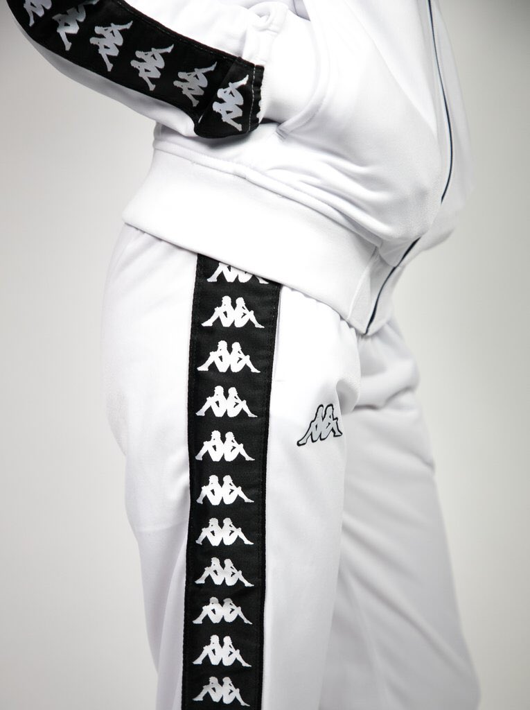 𝕰𝖒 🕸️ on X: an all white Kappa tracksuit in my life, but they're sold out literally EVERYWHERE &gt;:(( / X