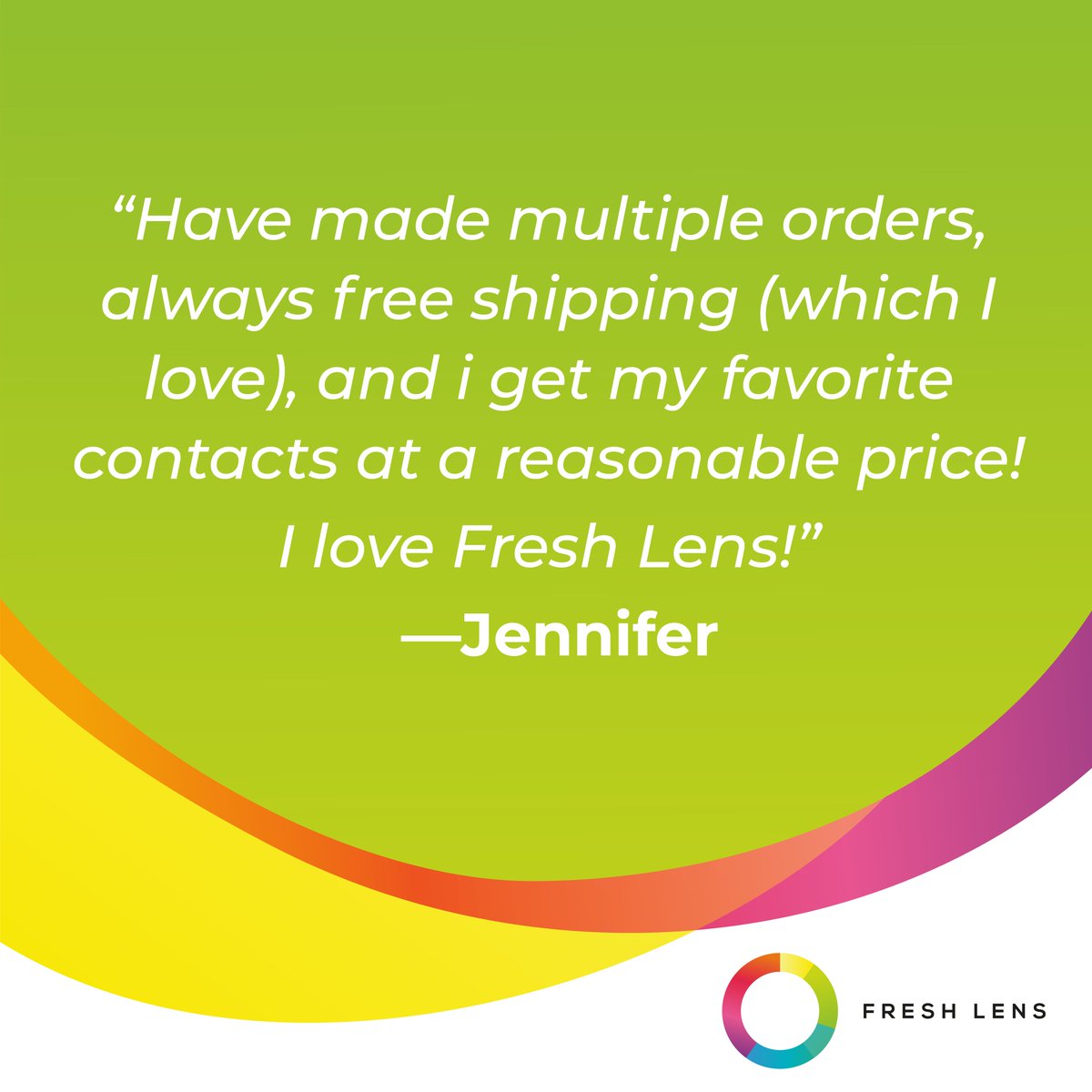 myfreshlens's tweet photo. That's right, folks โ FREE shipping anywhere in the US and Canada. No prescription required. ๐ #FreshLens https://t.co/NKeYwqWDju