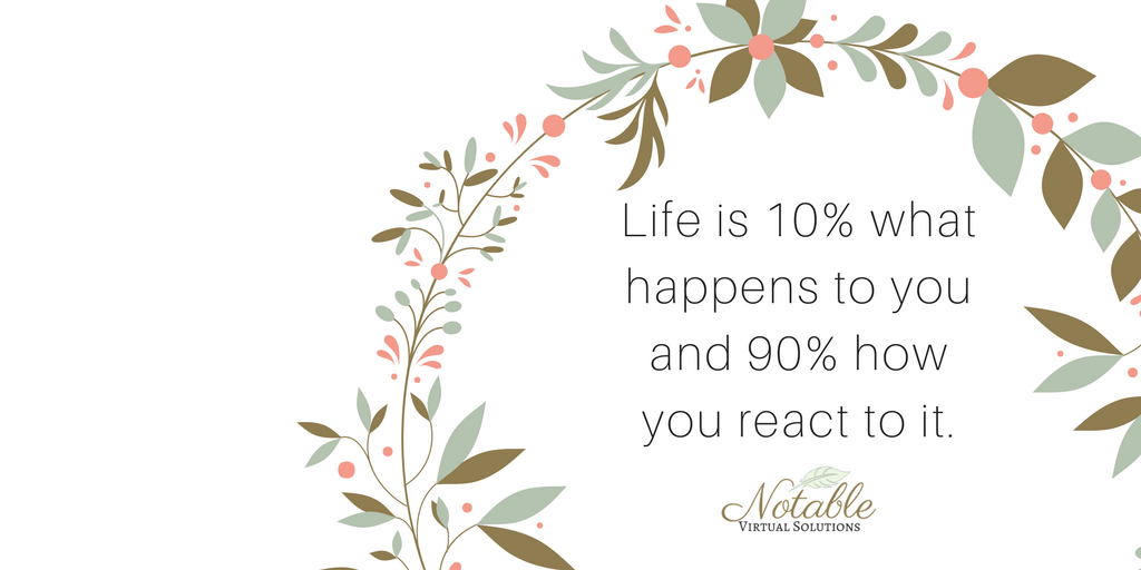 NotableVS's tweet photo. You can't control what happens to you only how you react. #Inspiration #Life #SocialMedia #Graphics #LifeHack #Branding #SocialMediaGraphics https://t.co/ysCc4u1rNO