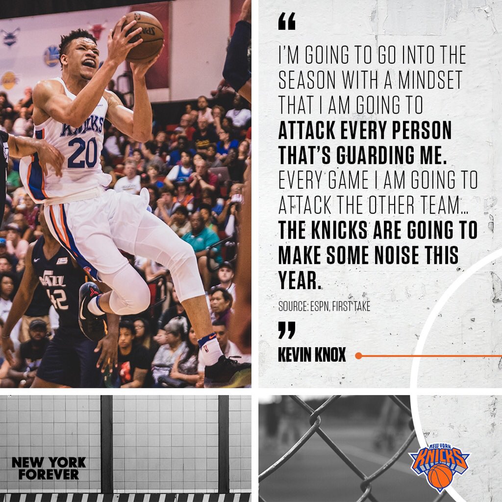 nyknicks's tweet photo. Is it October yet? https://t.co/XkvPu3T4TT