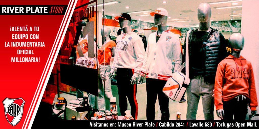 ElMasGrannde's tweet photo. Conseguí toda la indumentaria oficial para alentar al Más Grande.
¡Estás a un paso! https://t.co/t79Q5vblVy
#RiverPlateStore #VamosRiver https://t.co/GMlFBFwcX9