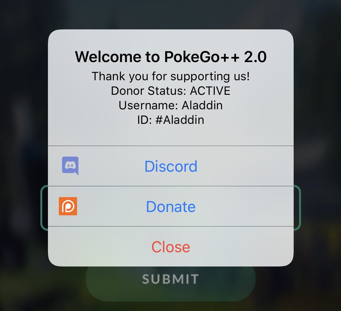 Aladdin_Cracks's tweet photo. We are back. Not too difficult.
Donor mode active for free on PokeGo++2 R86!

Enjoy, fans. <3

Get it now at @AppValley_vip :) https://t.co/9uZWLaQCQ3