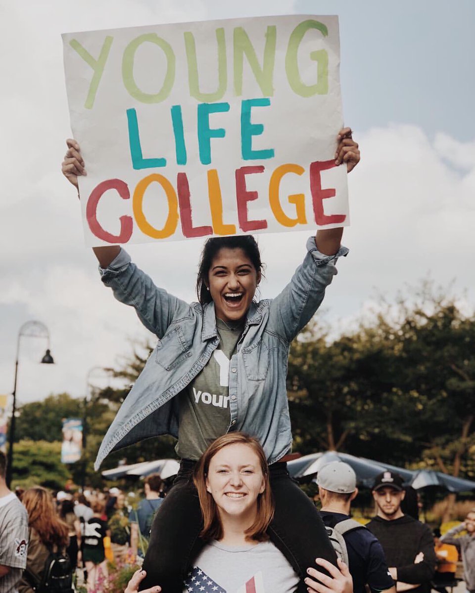 YoungLife's tweet photo. Young Life has a growing presence on college campuses. It’s called Young Life College and University!

Quote this tweet + tell us where you’re involved with YLCU! https://t.co/1awmUKvZIj