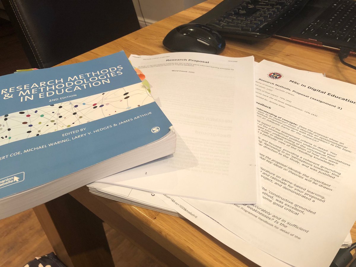 rachelleeobrien's tweet image. Now I feel like a student again, I’ve missed this! #mscde #dissertationtime #ihopeicandothis