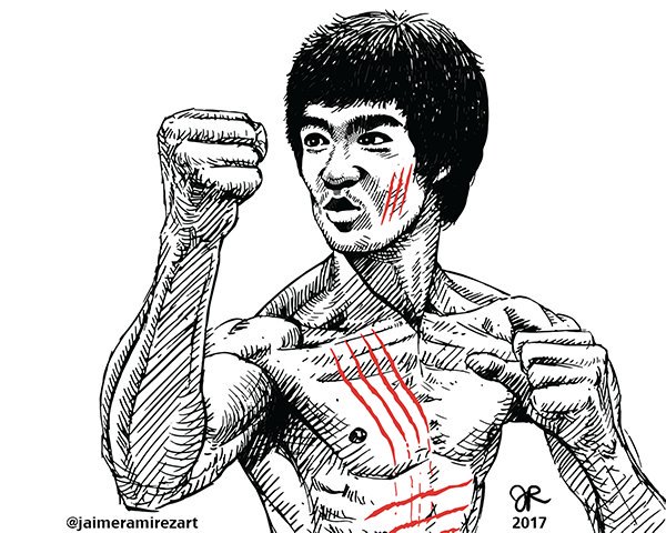 JaimeRamirezArt's tweet photo. Ink drawing of The Legendary Bruce Lee. 

Art Process Video:
https://t.co/fRqsgpkRGp

#drawing #sketch #ink #septinker #inktober #brucelee #martialarts #jeetkunedo #enterthedragon #legend #fanart #art https://t.co/HZKX1gl260
