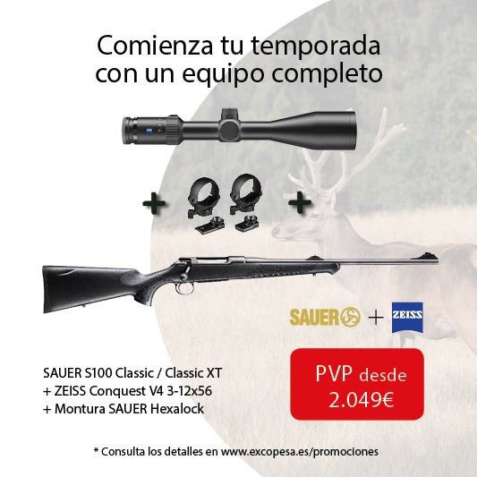 🔝🔝‼️Conjunto #Sauer S100 y #Zeiss V4‼️🔝🔝

<a href="/excopesa/">Excopesa</a> ofrece en exclusiva al cazador español un estupendo equipo de #caza formado por dos de sus modelos más competitivos: SAUER S100, ZEISS V4 3-12x56 Ret. Ilumi. y montura Hexalock.

➡️➡️💻 bit.ly/2NHhuyJ