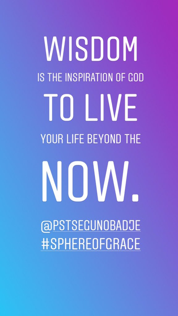 sotmonline's tweet photo. You can make the most of your life. Yes you can! View today's episode of the #sphereofgrace and watch as @pstsegunobadje shared on how wisdom makes for success in life in the link below.
https://t.co/55olTqDVAX https://t.co/YI1IT7x03L