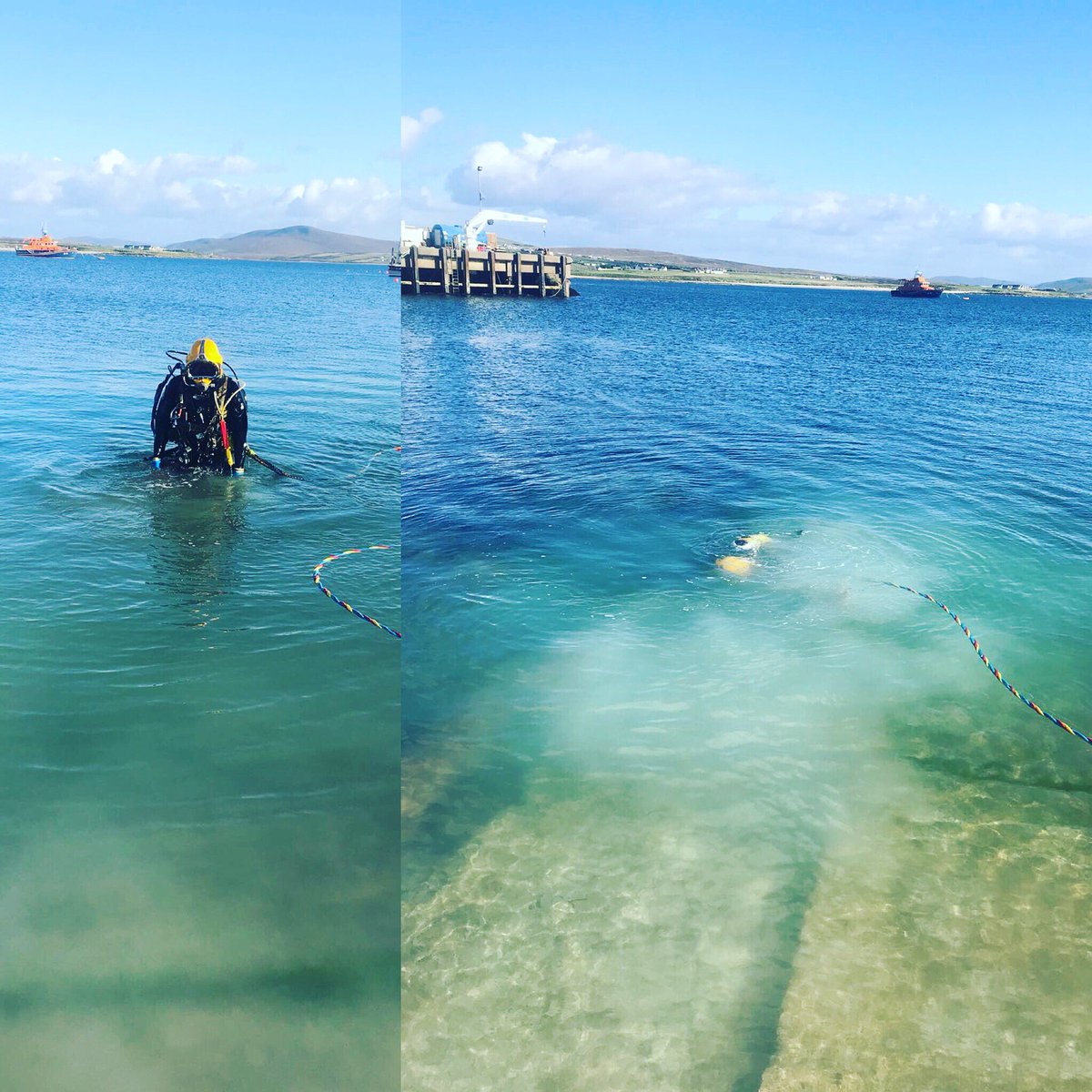 ABCODivers's tweet photo. ABCO Divers - preparations for concrete pour on slipway in Co Mayo #abco #abcodivers #commercialdiving #marineconstruction #marinecivilengineeringspecialists https://t.co/3ULfoyG88g
