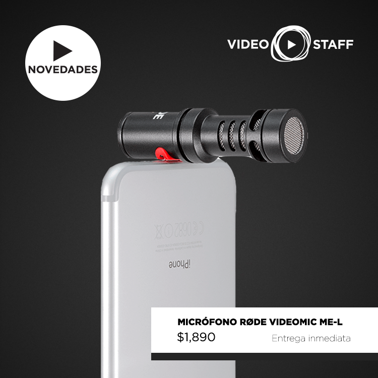 videostaff's tweet photo. #RODE #VideoMicME #Micrófono #Lightning #iPhone #iPad #Apple
Compra online https://t.co/6SHvgfiaTm o visítanos. https://t.co/fRwd0brPLq