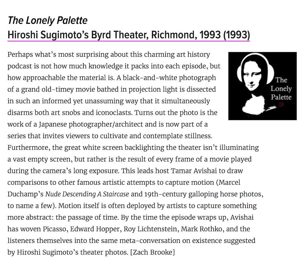 justastorypod's tweet image. Need more art history in your lives? Of course you do! Check out the @lonelypalette