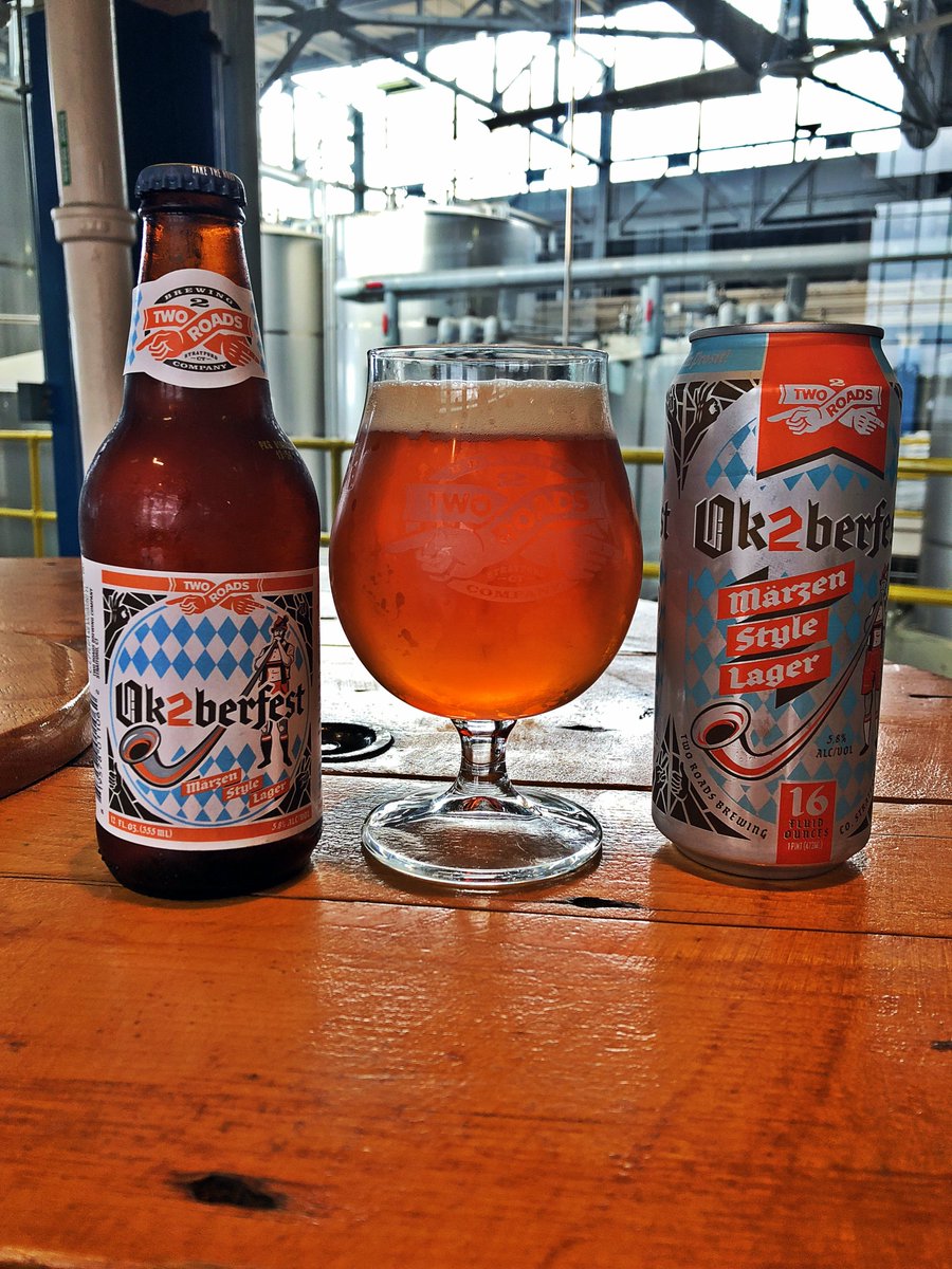#Ok2berfest is here!!! Check out our Beer Finder to see where you can score this amazing beer in your area! tworoadsbrewing.com/beerfinder/