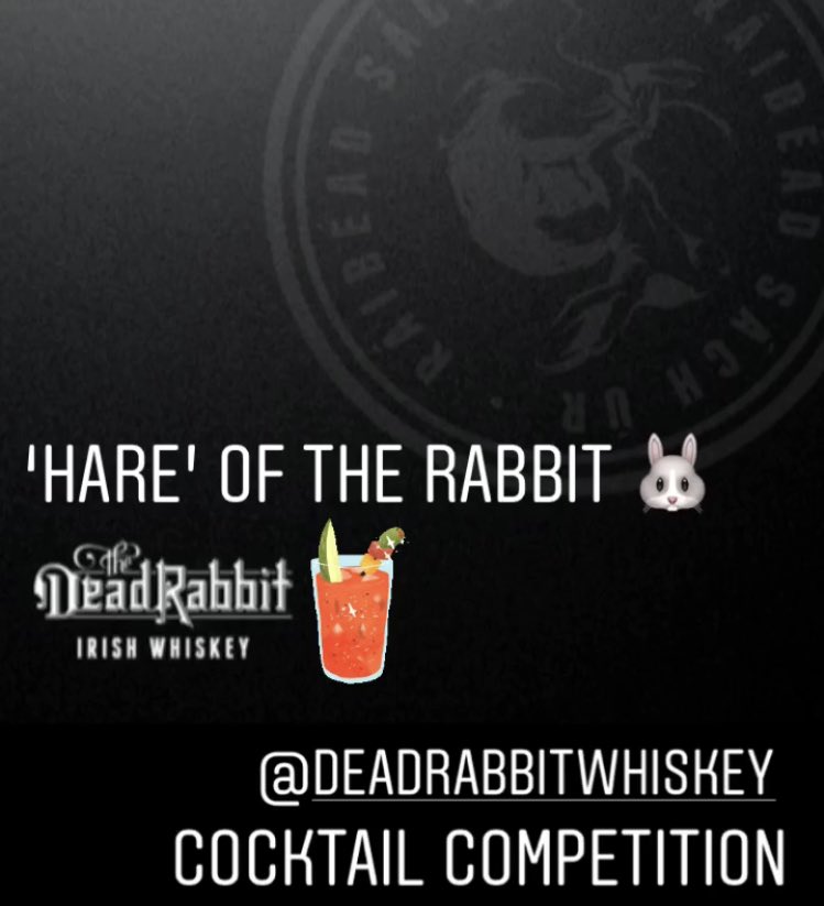 Calling all Bartenders, how do you fancy heading to <a href="/BarConventBER/">Bar Convent Berlin</a> with the <a href="/DeadRabbitWhisk/">Dead Rabbit Whiskey</a> Head over to Facebook and check out our ‘Hare’ of the Rabbit Cocktail Competition 🍸🐰 *Open to the Republic of Ireland and NI Only #irishwhiskey #Cocktails #cocktailcompetition #ireland