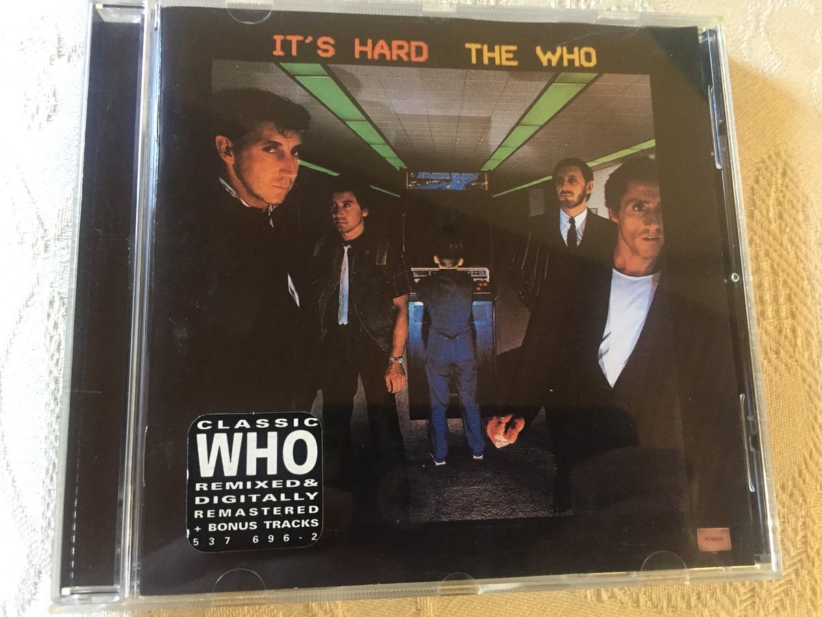 MusicTimmy's tweet photo. Released on September 4th in 1982 ....”It’s Hard” from @TheWho #rock #album #classicrock #RogerDaltrey #PeteTownshend #JohnEntwhistle #KenneyJones https://t.co/nUTSgVzM3Z
