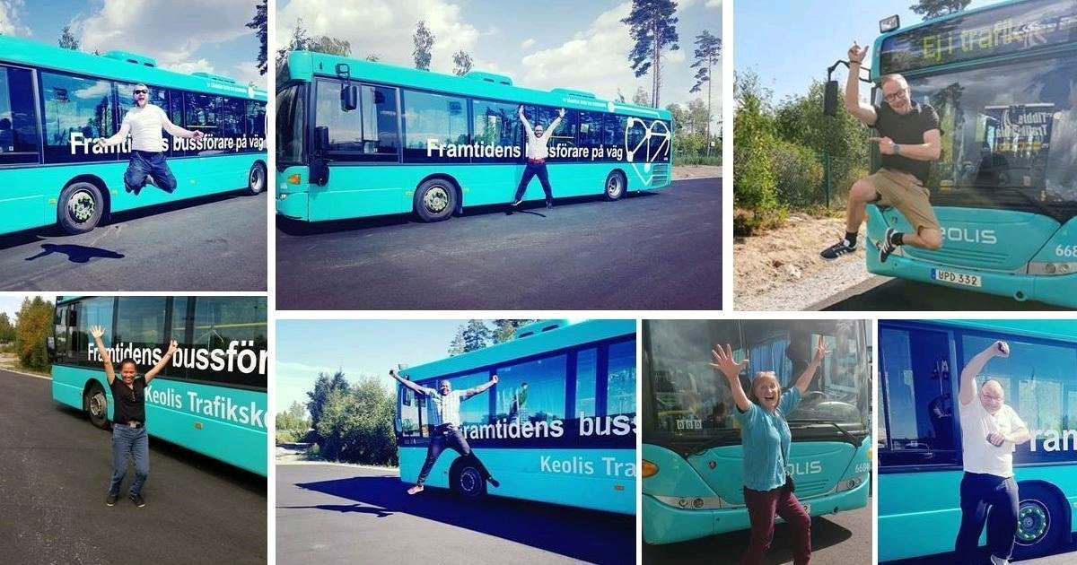 169 hopp och 169 nya jobb, Keolis Trafikskola levererar.