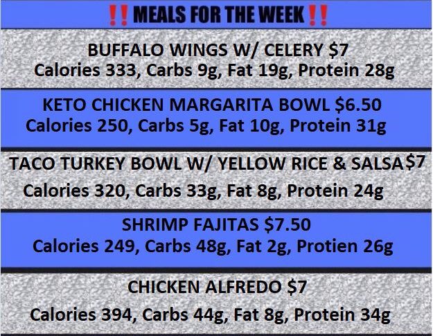 HolySmokesofTN's tweet photo. No time to leave work but want to eat healthy? We got you covered! Keto friendly options this week are buffalo wings &amp; chicken margarita bowl https://t.co/EDWNPIUpxs