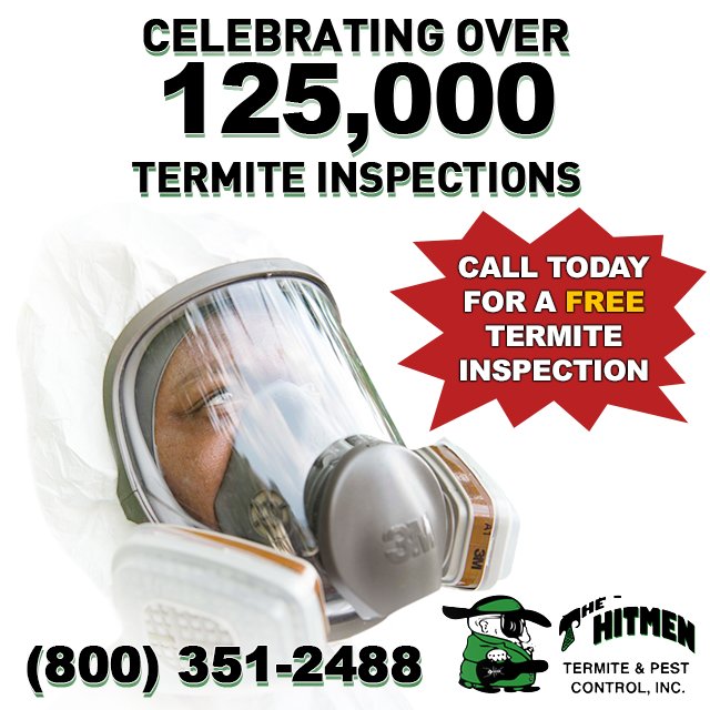 HitmenPestCtrl's tweet photo. Since 1978, The Hitmen Termite and Pest Control Inc. has been dedicated to providing the highest quality inspections and treatments. Contact us today for a free termite inspection. (800) 351-2488. #thehitmen #pestcontrol #termiteinspection
https://t.co/Pe8sjZpEXS https://t.co/KQdsbCxiek
