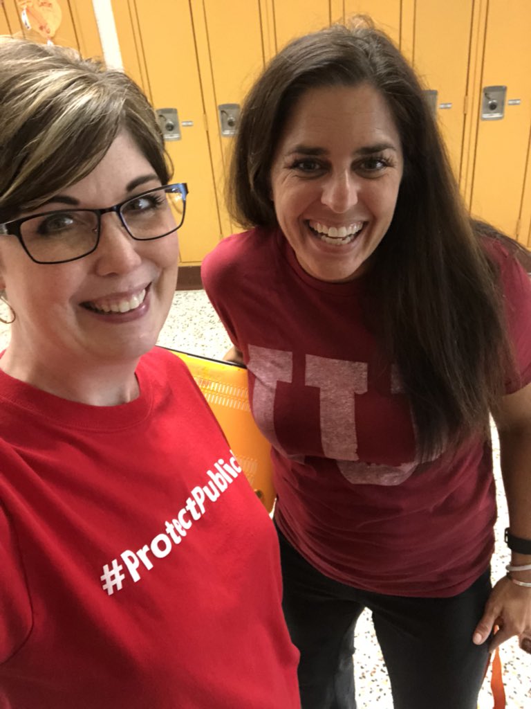 HHCTA wore #RedforED today
#ProtectPublicEd 
#ArizonaRedForEd
#WeAreStrongerTogether 
@ISTAmembers