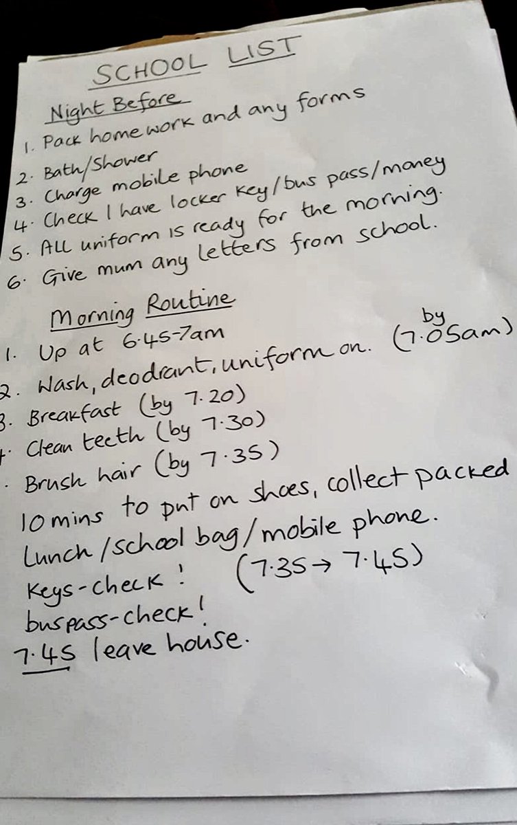 qphschester's tweet photo. Honouring all those parents/carers at home tonight with a  #ToDo list like this! We think you’ve got it covered #Wesaluteyou #unsungheros #Organisationalskills #Schoolready #Backtoschool #firstdayathighschool #treasurethemoment https://t.co/HCkTVjaJjF