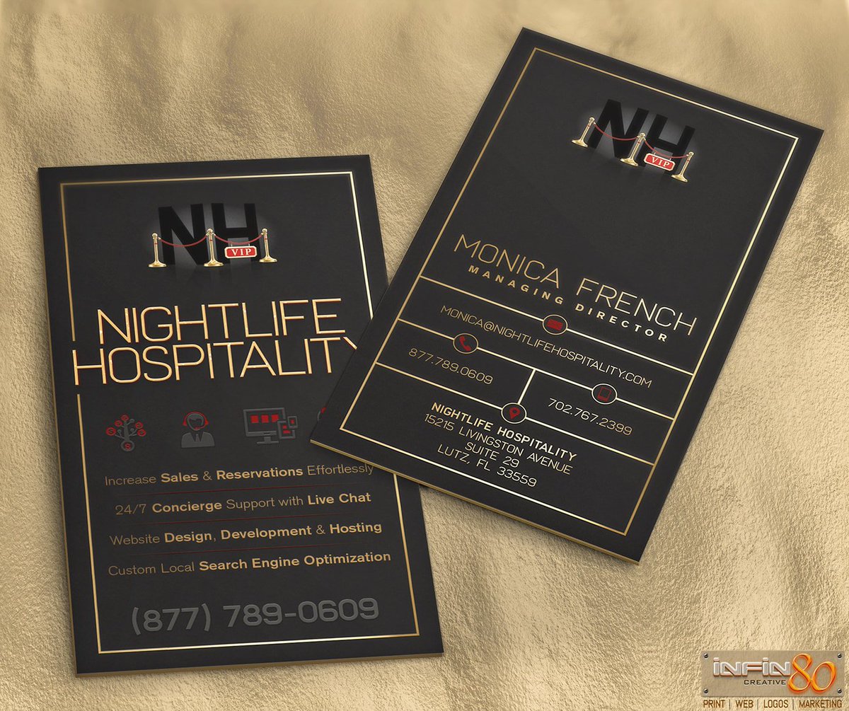 New #branding and #CorporateIdentity #GraphicDesign intended for exotic dancing, #AdultEntertainment and #GentlemensClub owners. Nightlife Hospitality’s brand is geared to nightclub management looking for a classy design makeover to better target VIP clientele