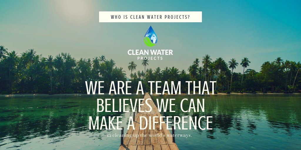 cleanprojects's tweet image. We believe we can make a difference and you can too. Cleaning up the worlds water ways takes more then just a team, it takes a people. A people who believe they too can make a difference. Subscribe cleanwaterprojects.com #cultureofchange  #recycle  #cleanwater #plasticplanet