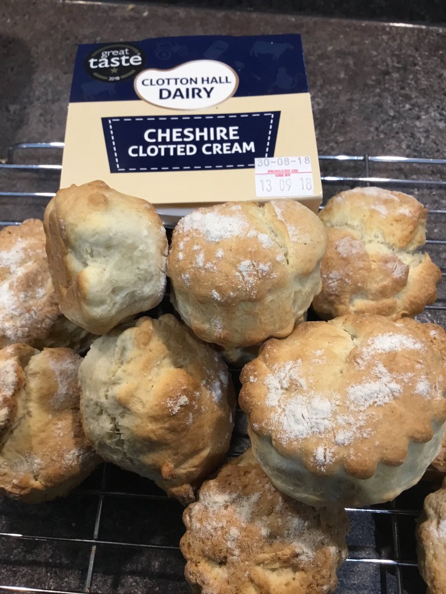 #homemade#scones with taste of Cheshire#clotton#clotted#cream yum!
