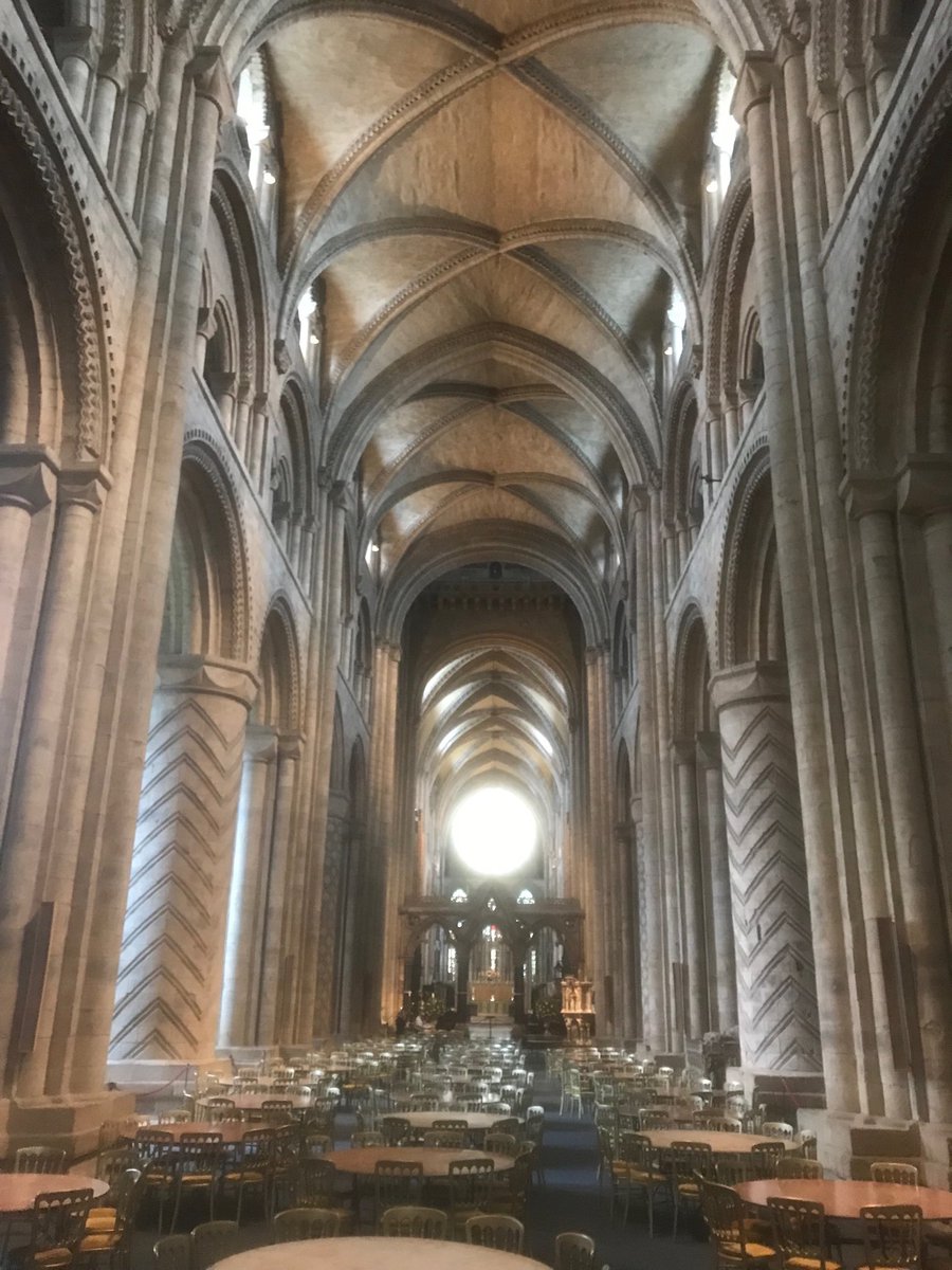 So looking forward to #NEEChamberevents ⁦@NEEChamber⁩ Annual Dinner in⁩ on Thursday - seeing ⁦@durhamcathedral⁩ like this is so amazing and so very special.