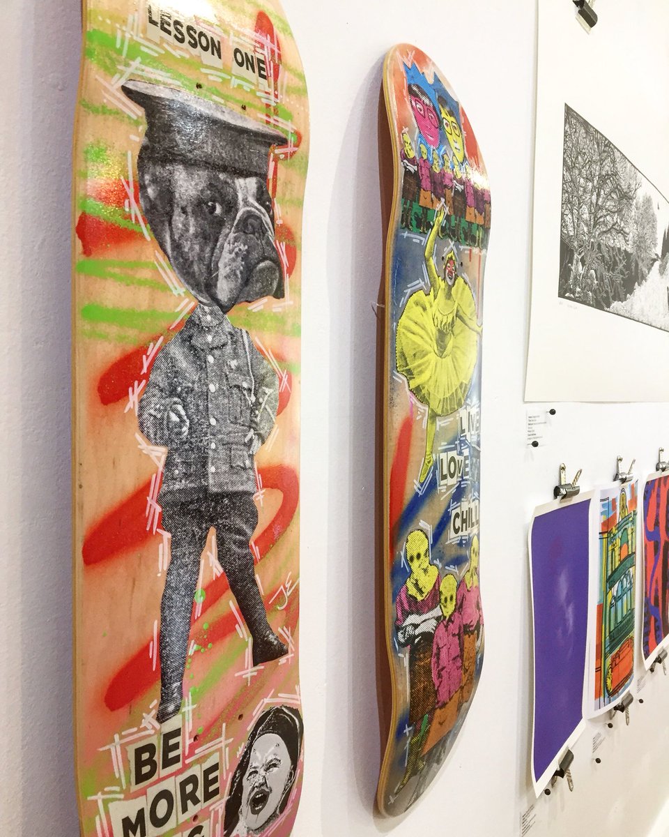 Go and feed your design hunger at <a href="/design_loop/">Loop Design Exhibition</a> exhibition featuring some brilliant #Leicester #GraphicDesign including my skate #designs - <a href="/lcbdepot/">LCB Depot</a> <a href="/LeicesterCQ/">Cultural Quarter LE1</a> <a href="/StudionAmeLei/">StudionAme Leicester</a> <a href="/dmuleicester/">dmuleicester</a> <a href="/almostskate/">Almost Skateboards</a> <a href="/PlanBofficial/">Plan B Skateboards</a> <a href="/tonyhawk/">Tony Hawk</a> <a href="/thrashermag/">Thrasher Magazine</a> <a href="/designtaxi/">TAXI</a> #art <a href="/designboom/">designboom</a> #gallery