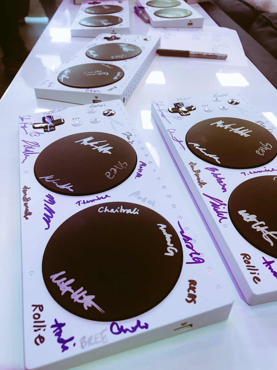 Br33Adams's tweet image. #XboxAdaptiveController launch party with @SweetMicga and @MasterAirgetlam. Congrats to the whole team!