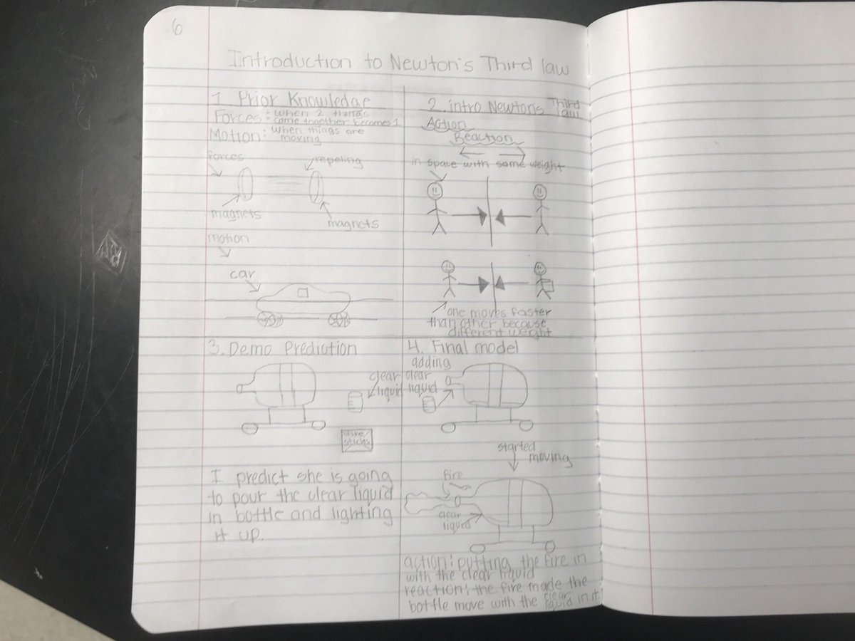 msadamkavicius's tweet photo. So many things happening in one activity. Working hard this year to help students activate their prior knowledge, develop models and revise them, and getting to see a really cool demo at the end of it all (as shown by @MrCasey025). #Newtons3rdLaw #ngssmodels #createandrevise https://t.co/6YxKem61nG