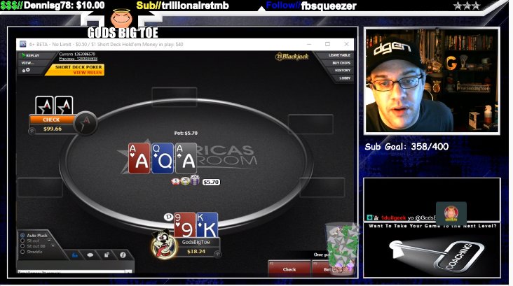 Americas Cardroom on Twitter: "Join twitch right now https ...