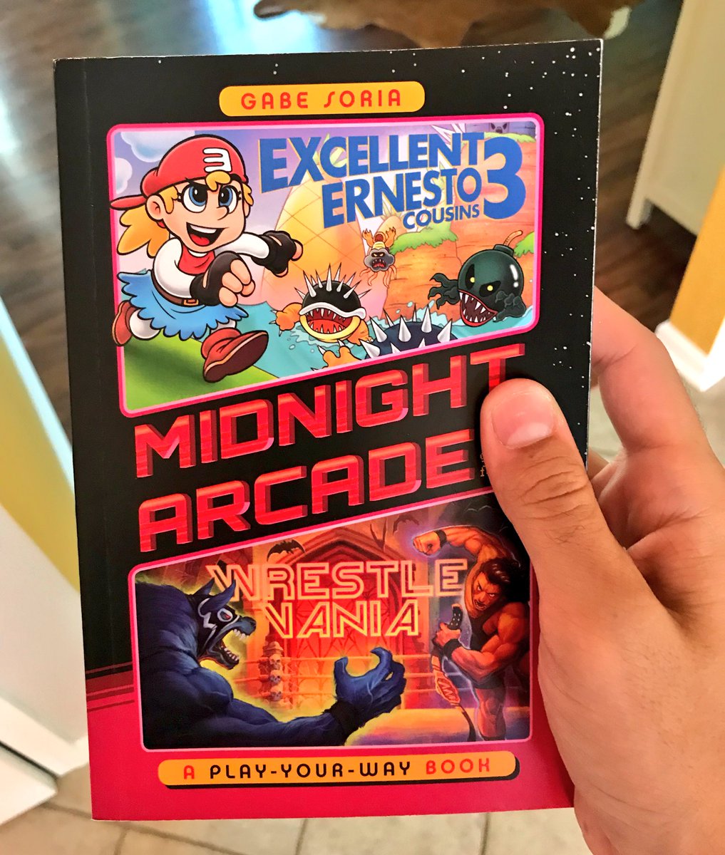 Got my hands on the second entry of the #MidnightArcade series by @johnbellairs. Top notch Mario and Castlevania satire in a Choose Your Own Adventure format. Looking forward to more!