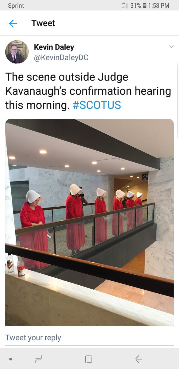 ElectHillary's tweet photo. Because we are totally living in Puritan America. Great work letting these protestors in, @DNC !! https://t.co/qedP55YZcV