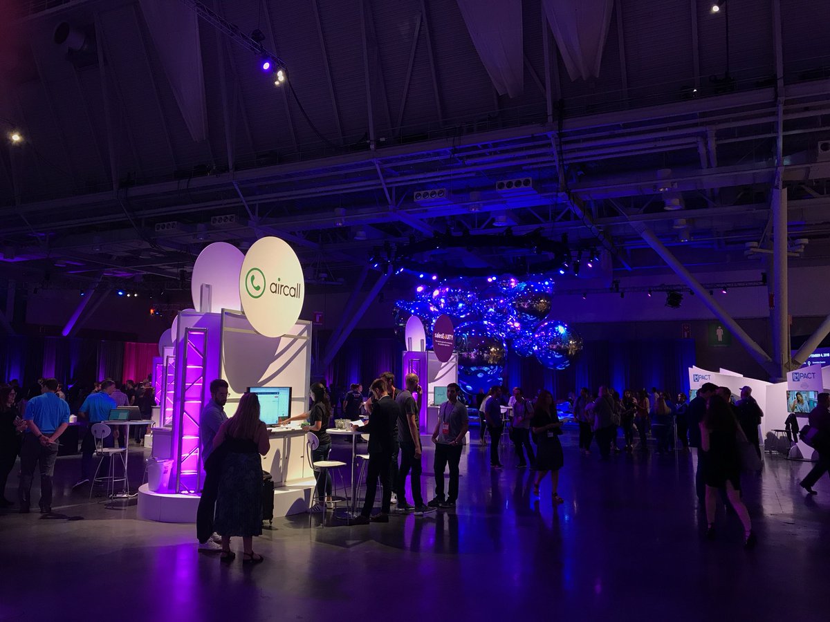 We're here and ready to talk seamless @hubspot phone integrations! Find us near those giant shiny balloons... #INBOUND18 <a href="/INBOUND/">INBOUND</a>