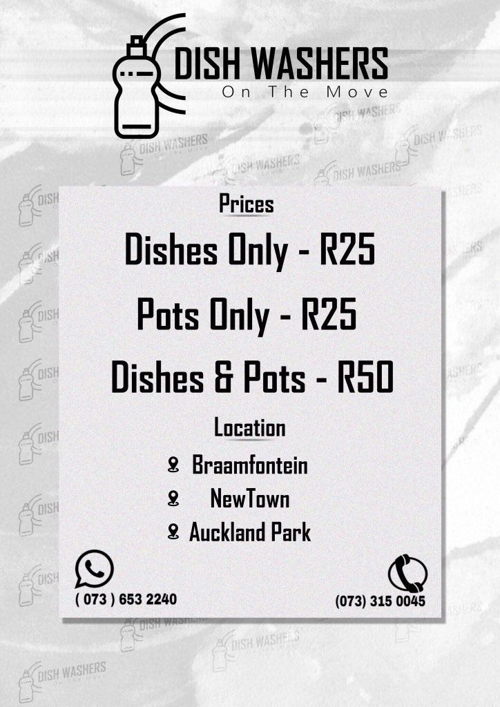 Ayandaybk_rsa's tweet image. Hi Guys 🙋🏾‍♂️ My Name Is Ayanda Tshabalala 🌺 And I’ve Started My Own Dish 🍽 Washing Company , Hoping That One Day I’ll Have My Own Cleaning Company And I’ll Be Able To Employ Other People 💸. Please Retweet This Tweet My Clients Might Be On Your Time Line ❤️